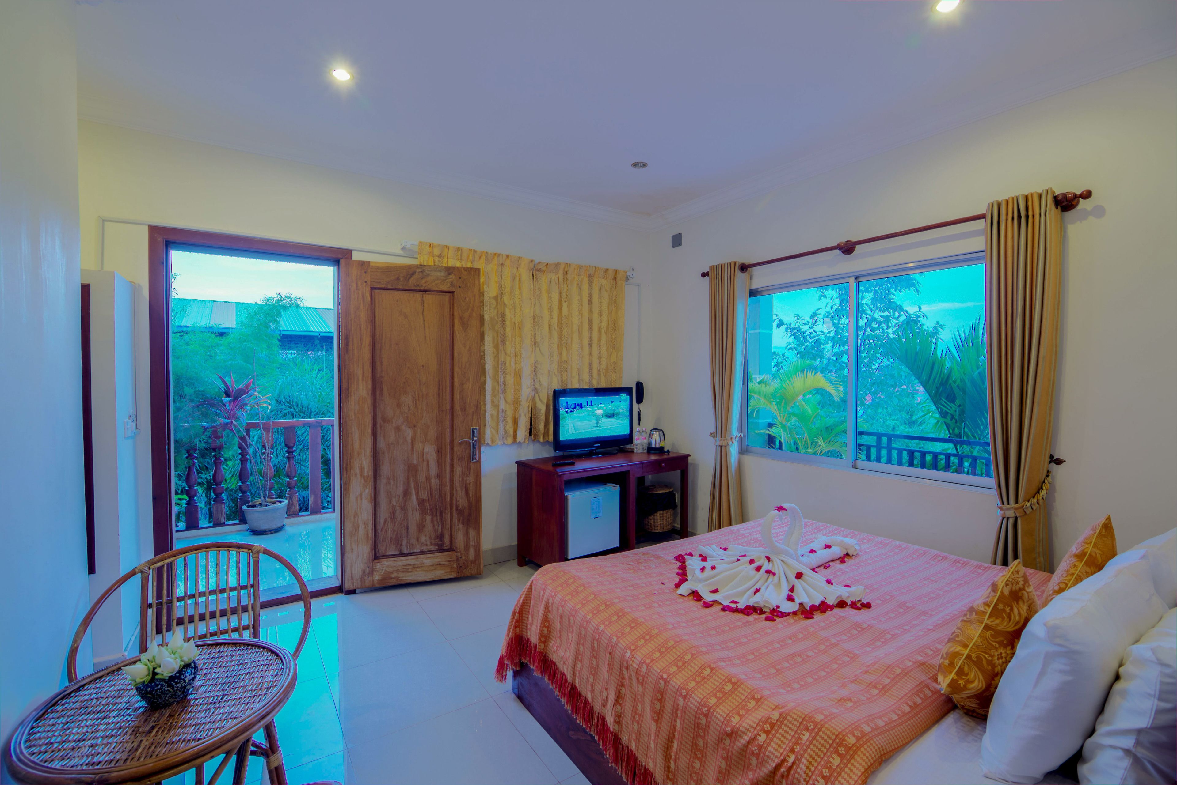 deluxe double room, balcony | view from room