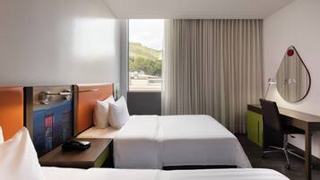 Room, 2 Twin Beds | In-room safe, desk, soundproofing, iron/ironing board