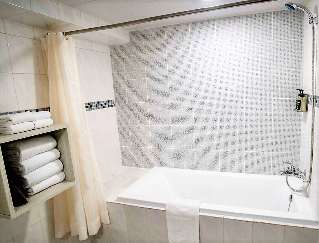 standard quadruple room | premium bedding, down duvets, desk, blackout curtains