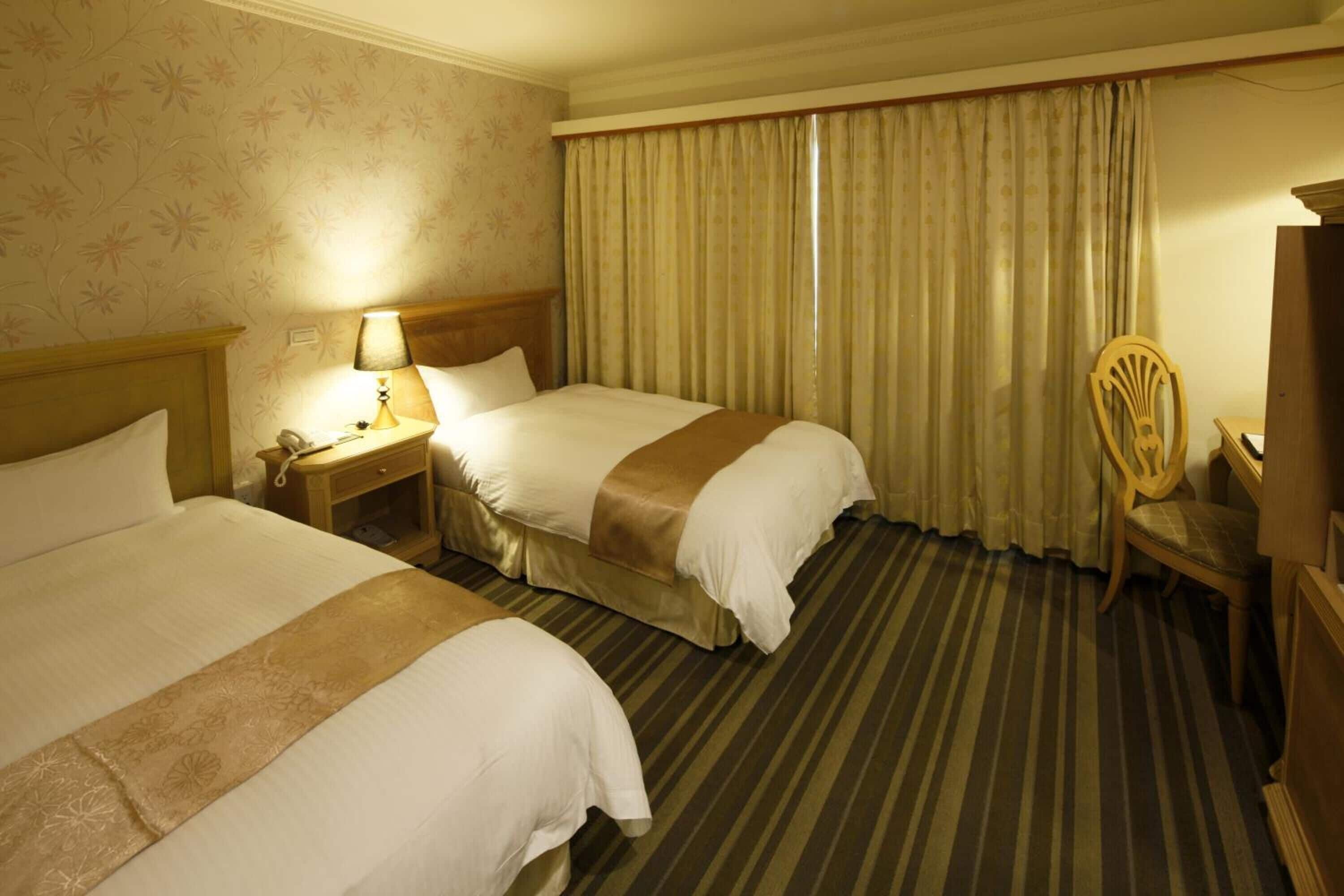 desk, blackout curtains, rollaway beds, free wifi