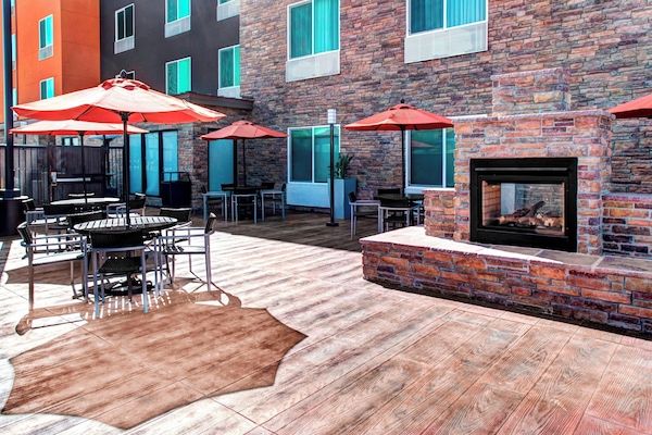 Blick von der Unterkunft