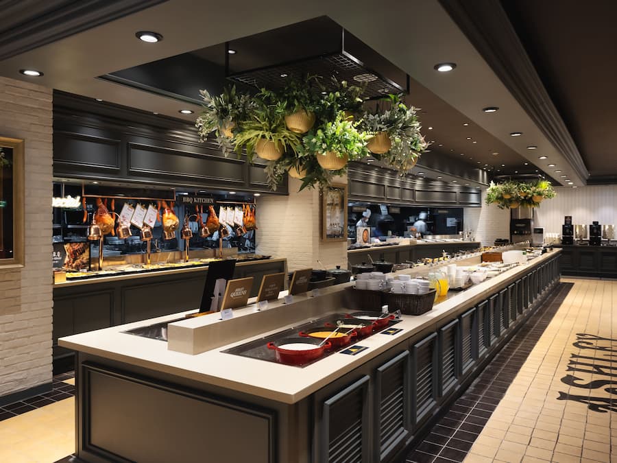 Daily buffet breakfast for a fee