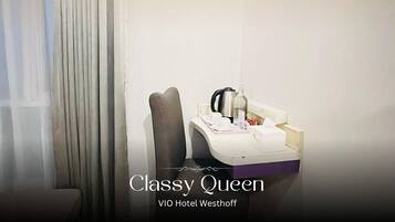 Caja de seguridad en la habitación, escritorio y wifi gratis