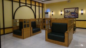 Sitteområde i lobbyen