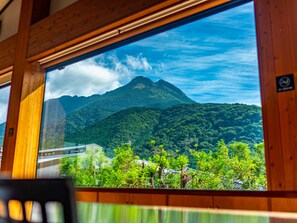 Blick von der Unterkunft