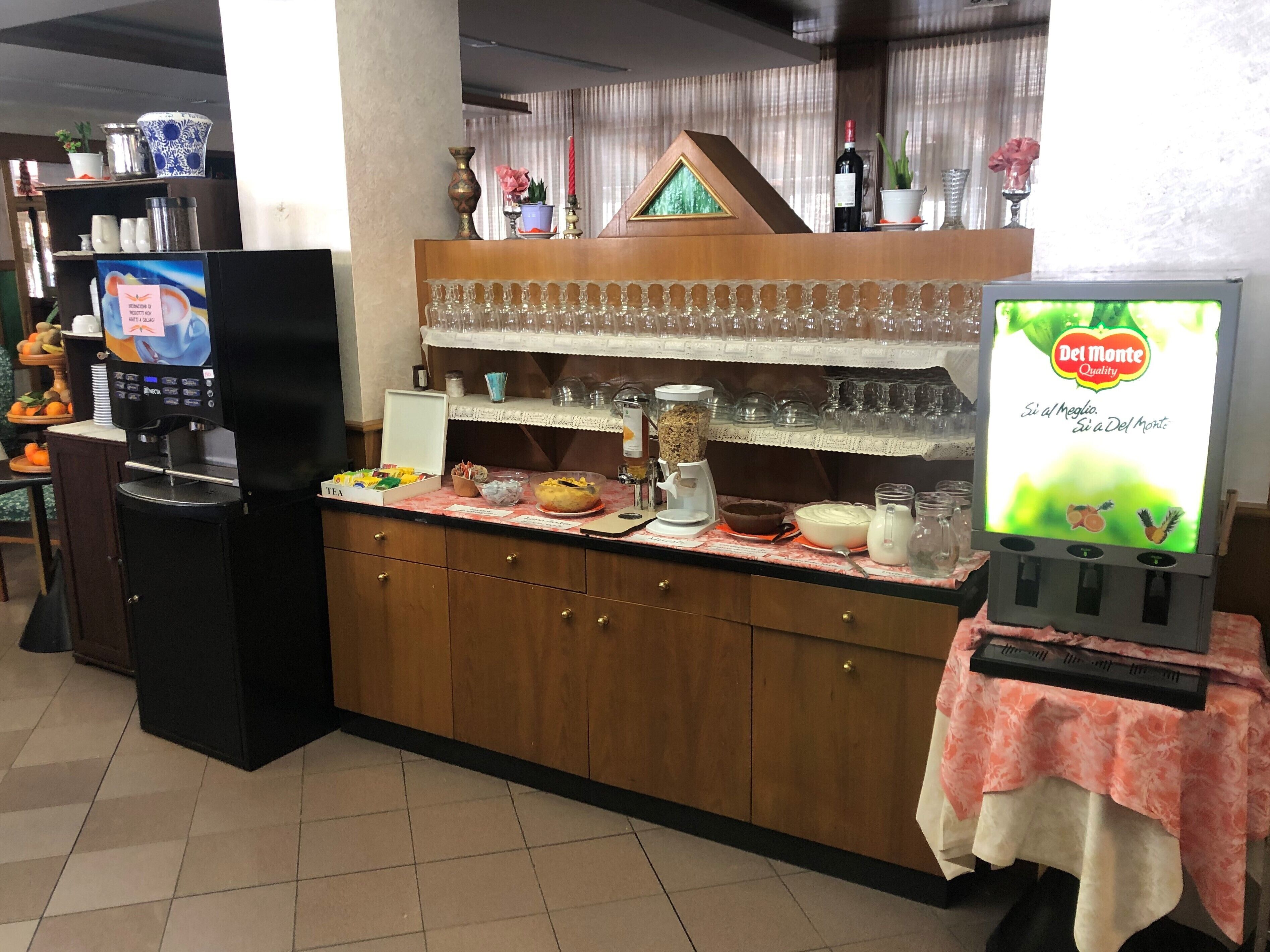 daily buffet breakfast (eur 9 per person)