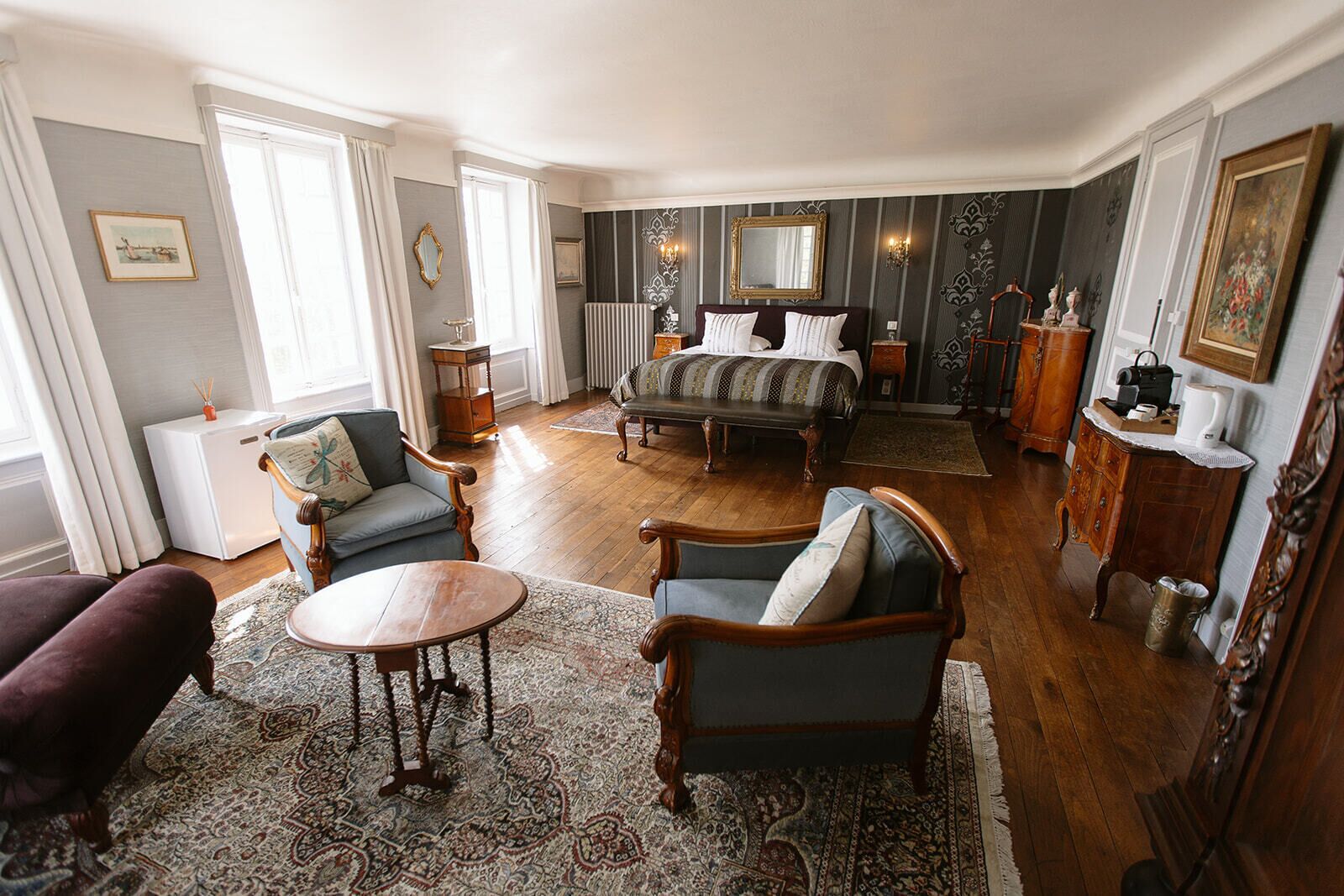 Superior-Doppelzimmer, mit Bad, Gartenblick