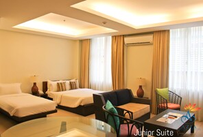 Premium bedding, in-room safe, desk, rollaway beds (surcharge)