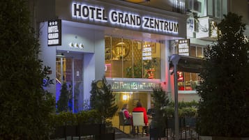 Front of property – evening/night