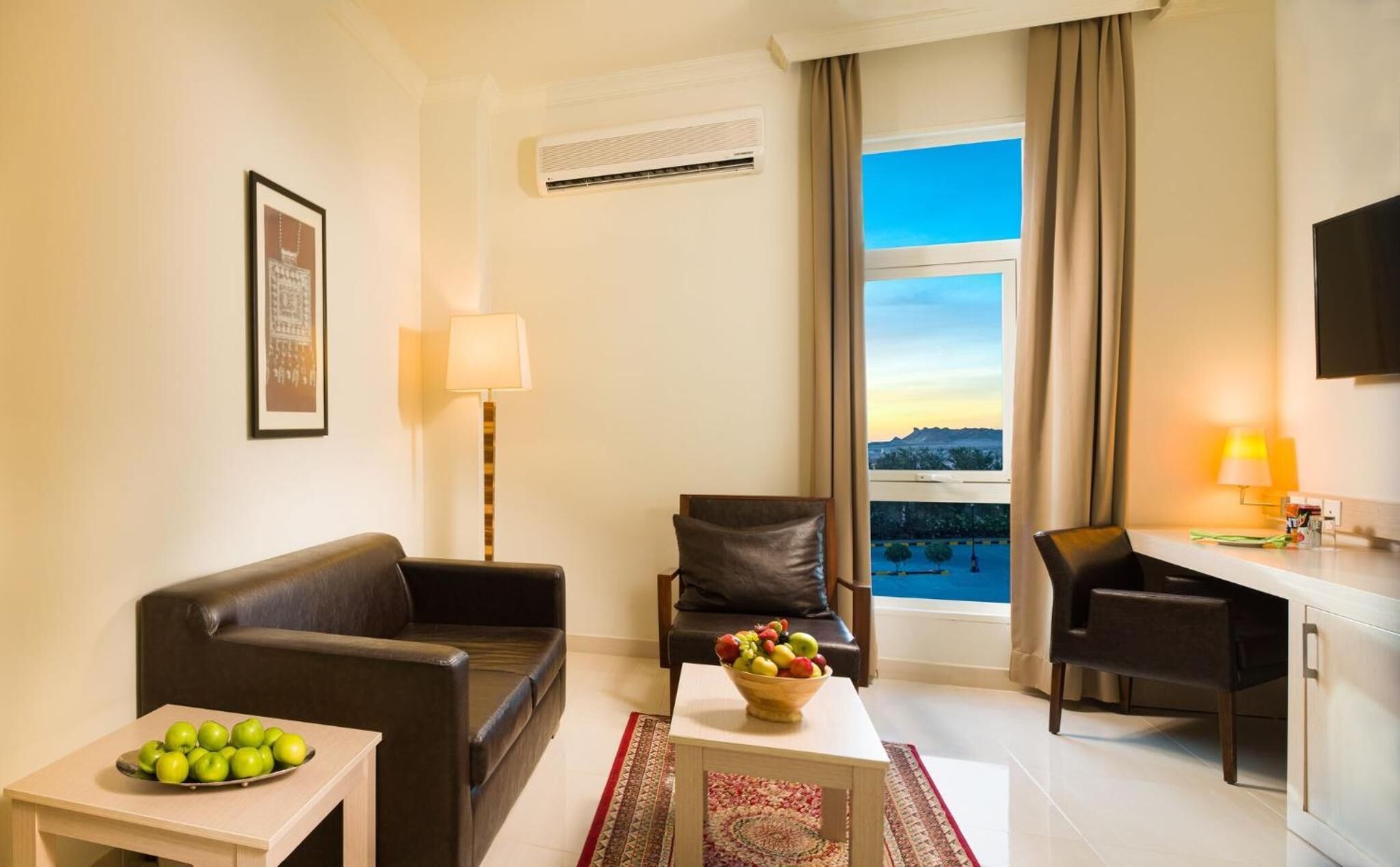 32-inch LCD TV with premium channels, TV