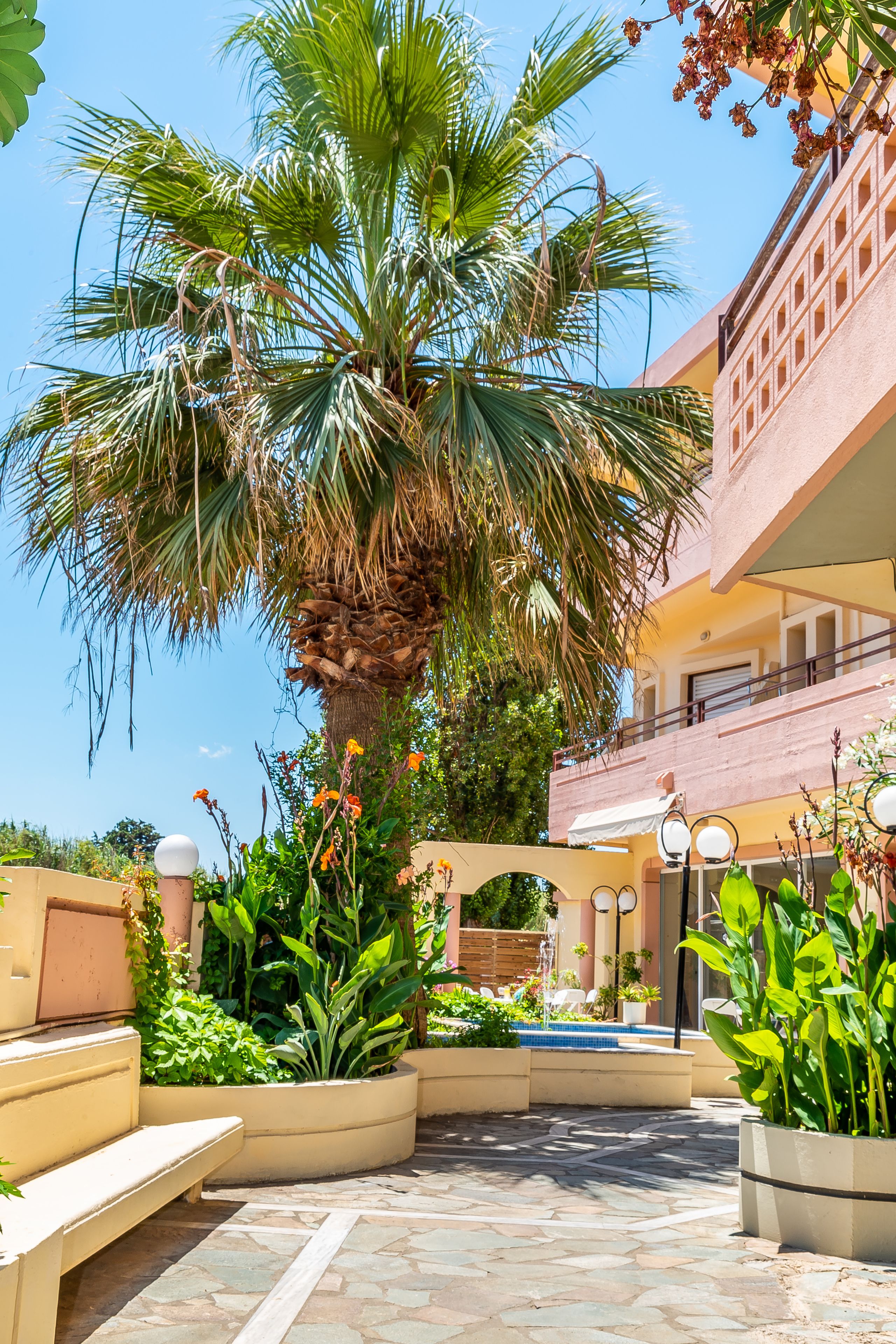 Overnatningsstedets facade