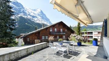 Appartement, terrasse, vue montagne | Terrasse/Patio