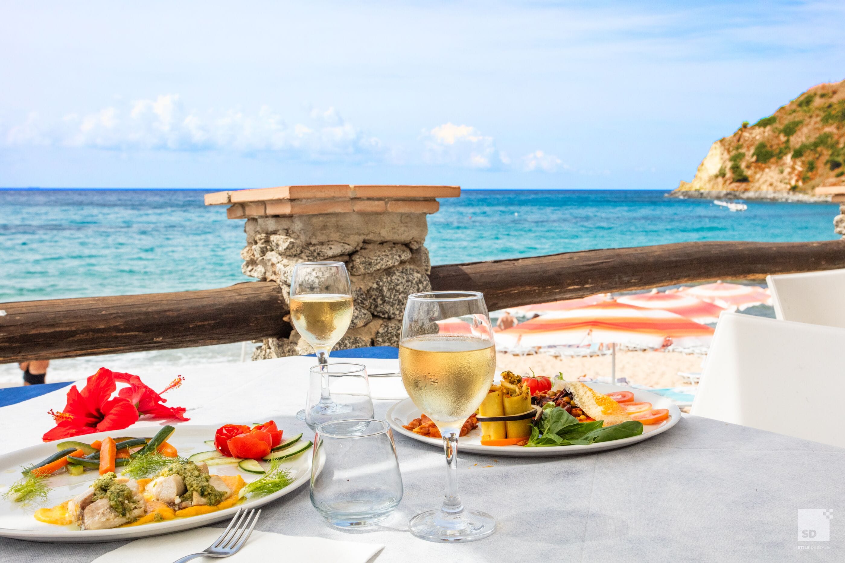 Frühstück, Mittagessen, Abendessen, italienische Küche 