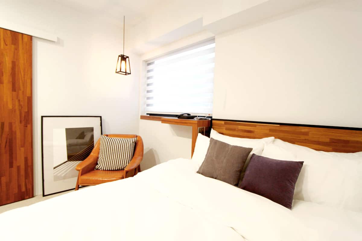Habitación doble, baño en la habitación (Private) | Wifi gratis y ropa de cama