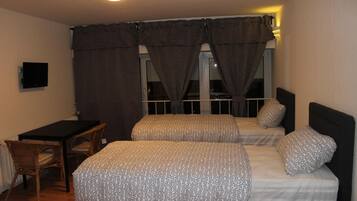 Desk, iron/ironing board, free WiFi, bed sheets