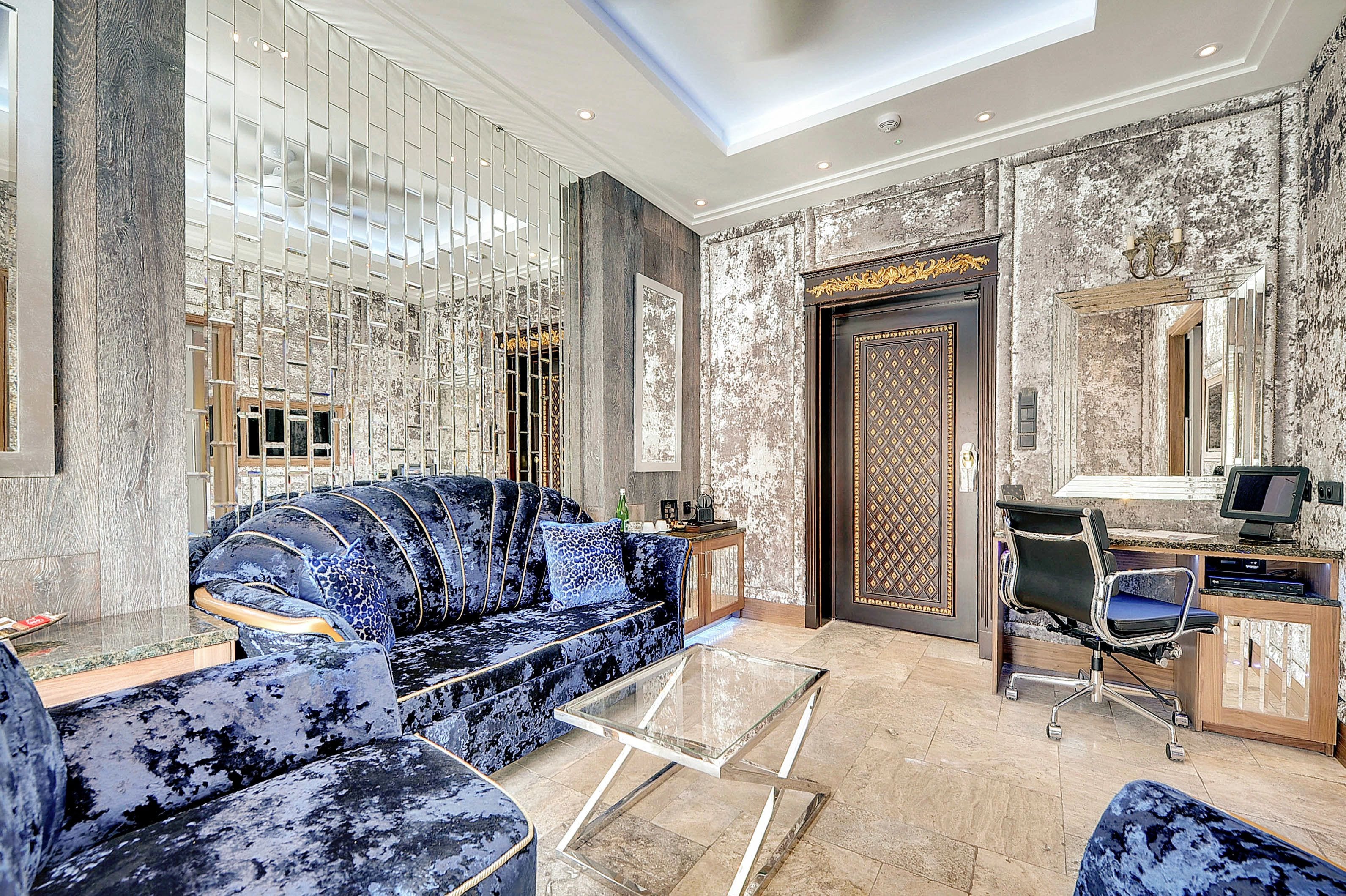 Dobbeltrom – deluxe | Oppholdsområde | LCD-TV og iPad