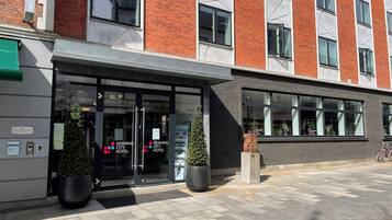 Overnatningsstedets facade