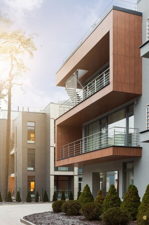 Fachada de la propiedad