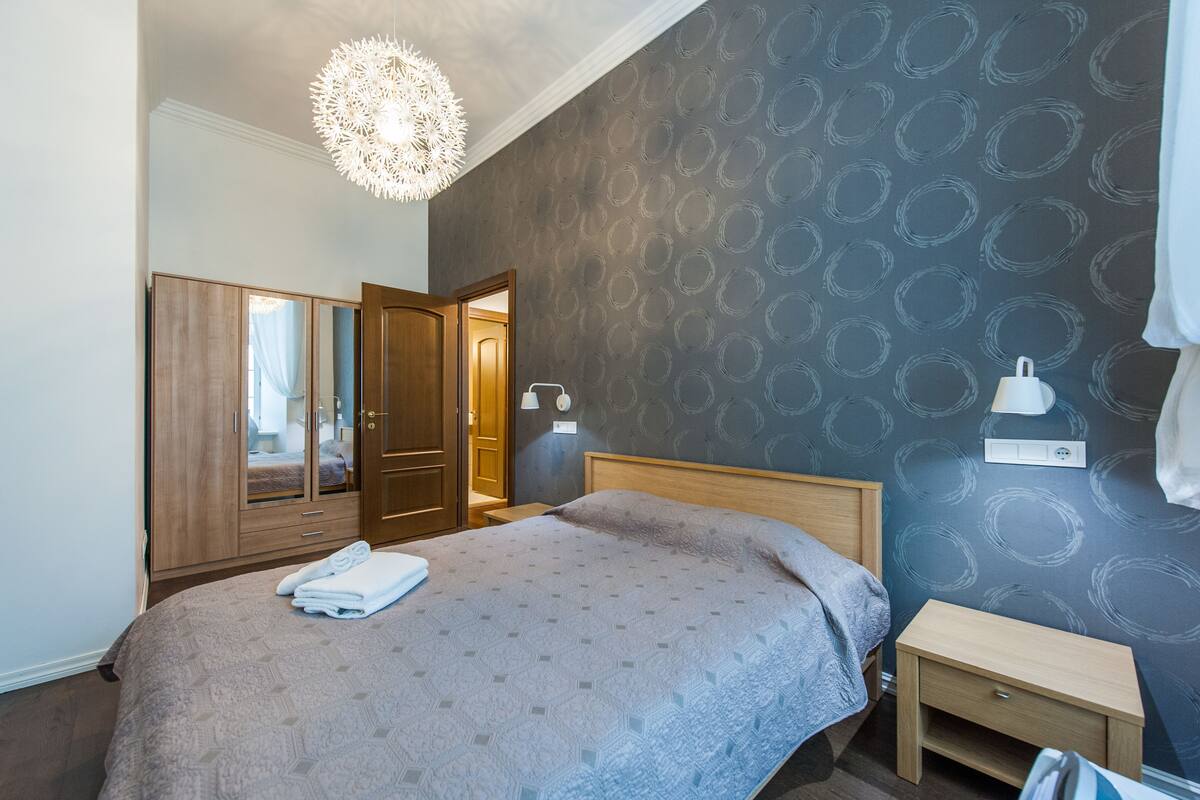 Town Hall Square Apartment, Sauna (Accesible by Elevator) | Iron/ironing board, free WiFi, bed sheets