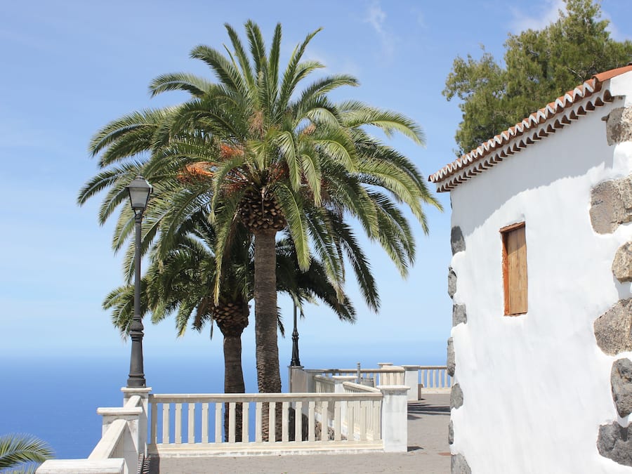 Vue sur la campagne depuis lâhĂ©bergement