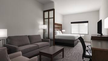 Suite, 1 cama de matrimonio grande, no fumadores (with Sofabed) | Colchones con acolchado adicional y escritorio