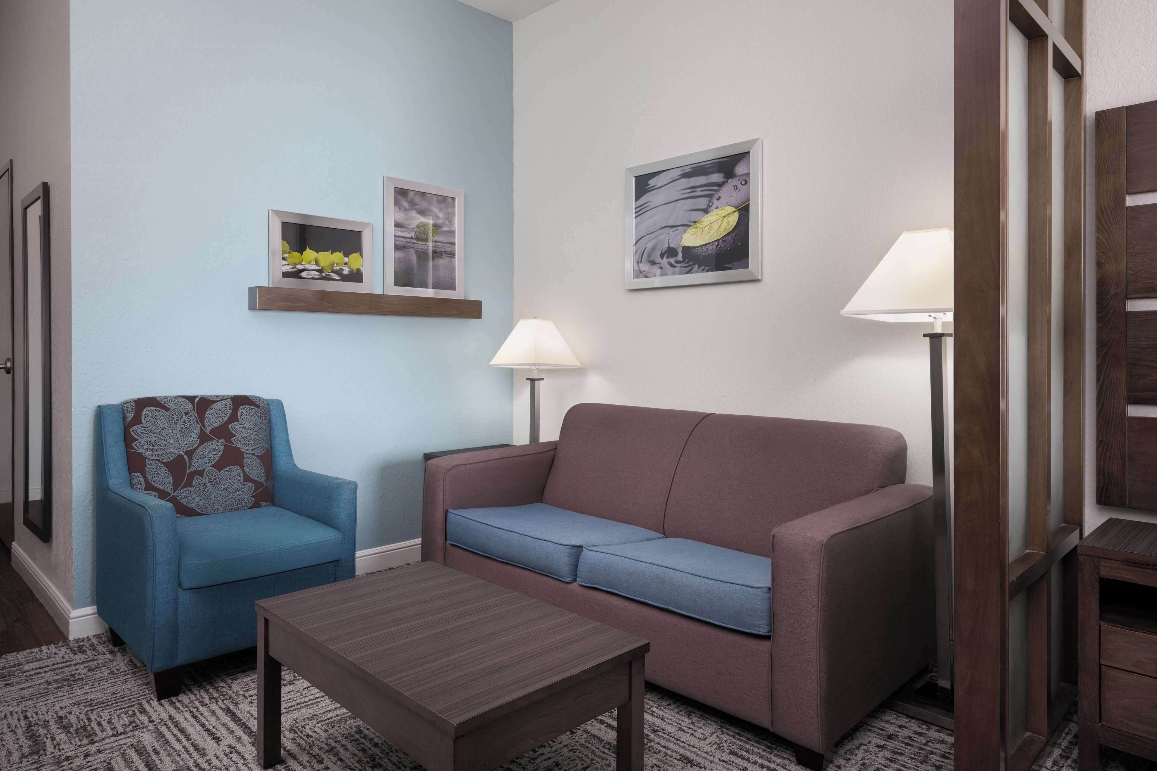 suite, 1 king bed, accessible, bathtub (with single sofabed) | pillow-top beds, desk, laptop workspace, blackout curtains