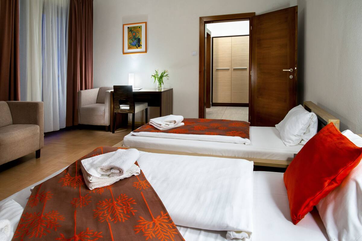 Standard Triple Room | 1 bedroom, desk, blackout drapes, iron/ironing board (on request)