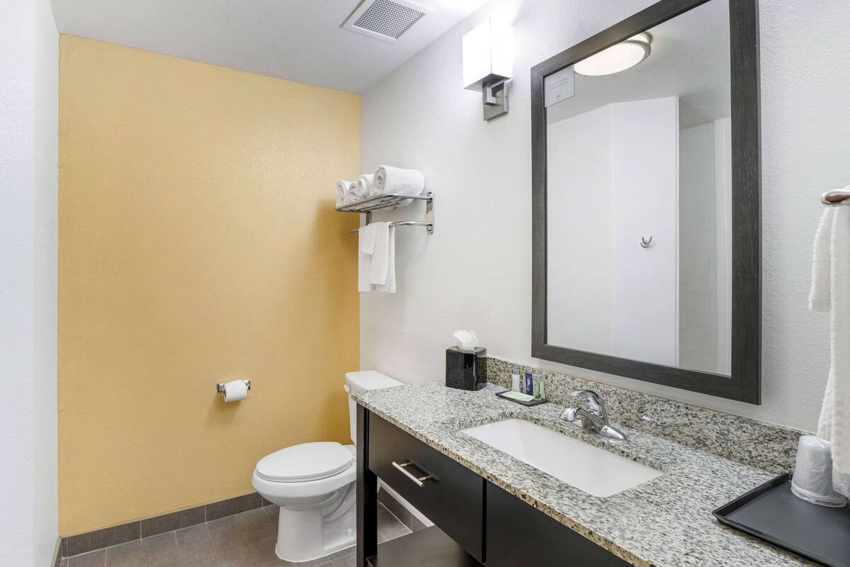 suite, 1 king bed with sofa bed, non smoking | desk, iron/ironing board, free rollaway beds, free wifi