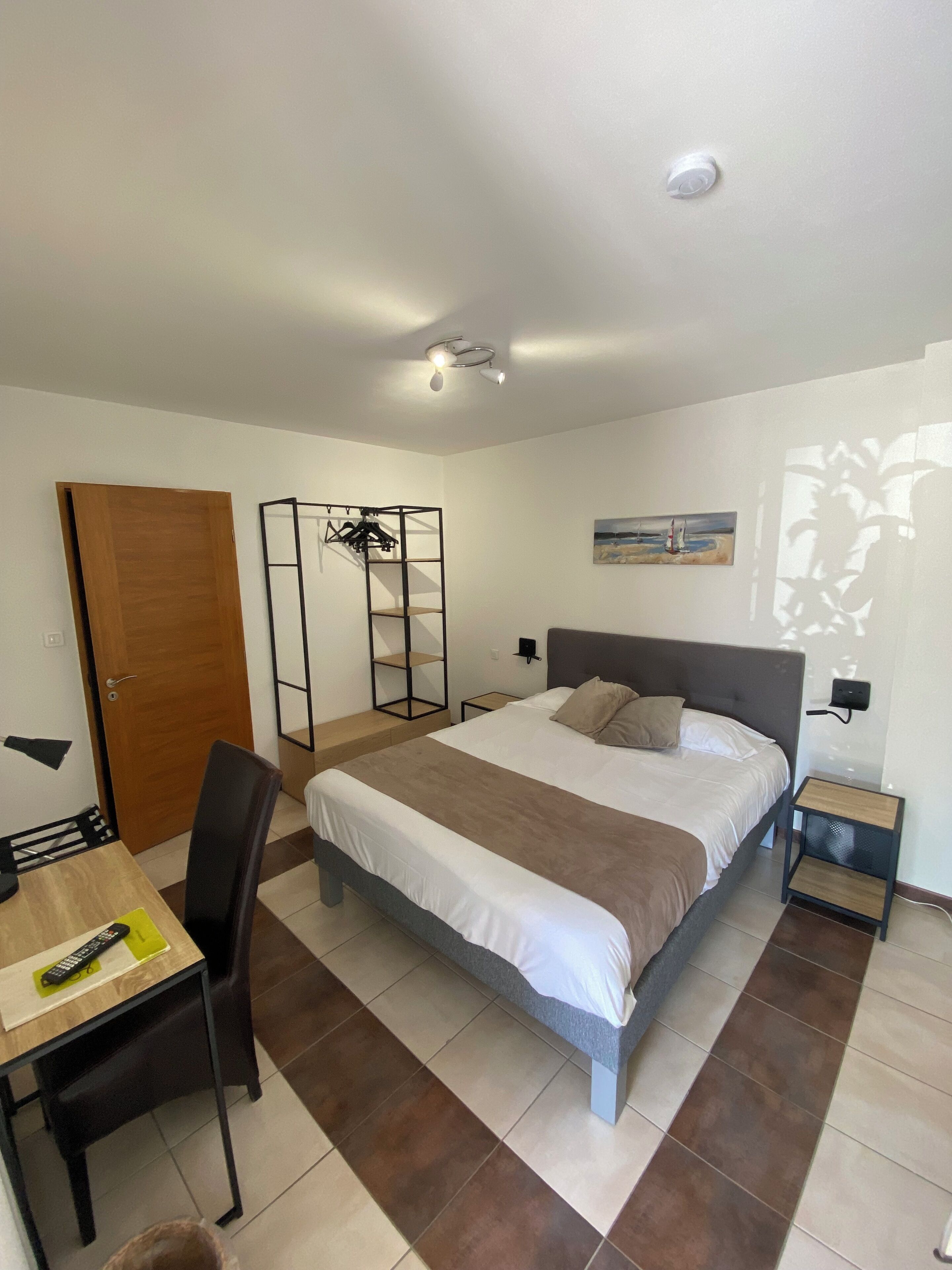 double room | in-room safe, desk, soundproofing, iron/ironing board