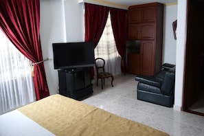 Minibar, in-room safe, rollaway beds, free WiFi