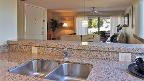 Nhà liên kế, 2 phòng ngủ, quang cảnh bãi biển | Bếp riêng | Dụng cụ pha cà phê/trà, tủ lạnh, lò vi sóng, lò nướng 