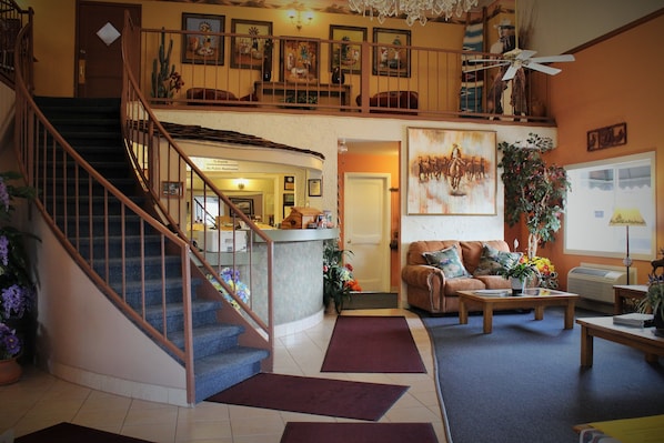 Sala de estar en el lobby