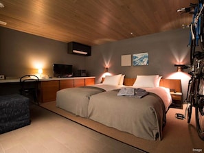 Roupas de cama premium, edredons de pluma, cofres nos quartos