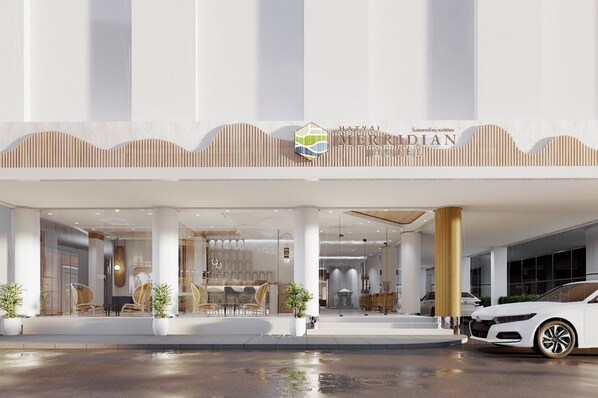 Façade de l’hébergement