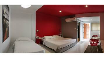 Standard Triple Room, 1 Bedroom, City View | View from room