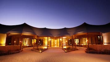 Front of property – evening/night