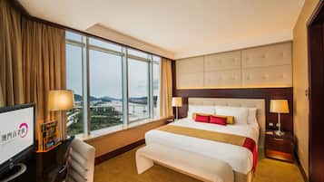 Free minibar, in-room safe, desk, iron/ironing board