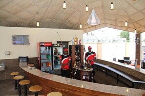 Poolside bar