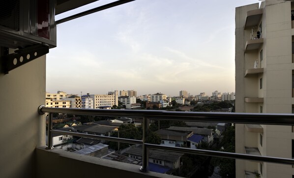 Blick von der Unterkunft