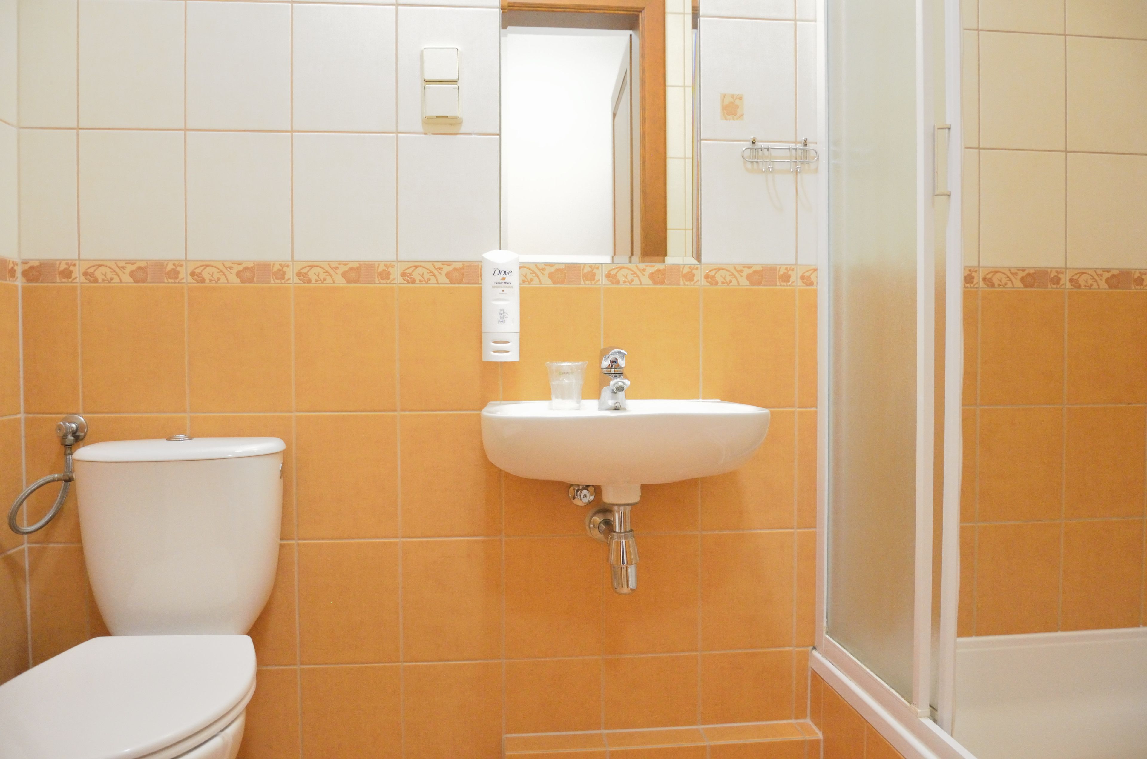 single room, river view | bathroom | shower, designer toiletries, hair dryer, towels