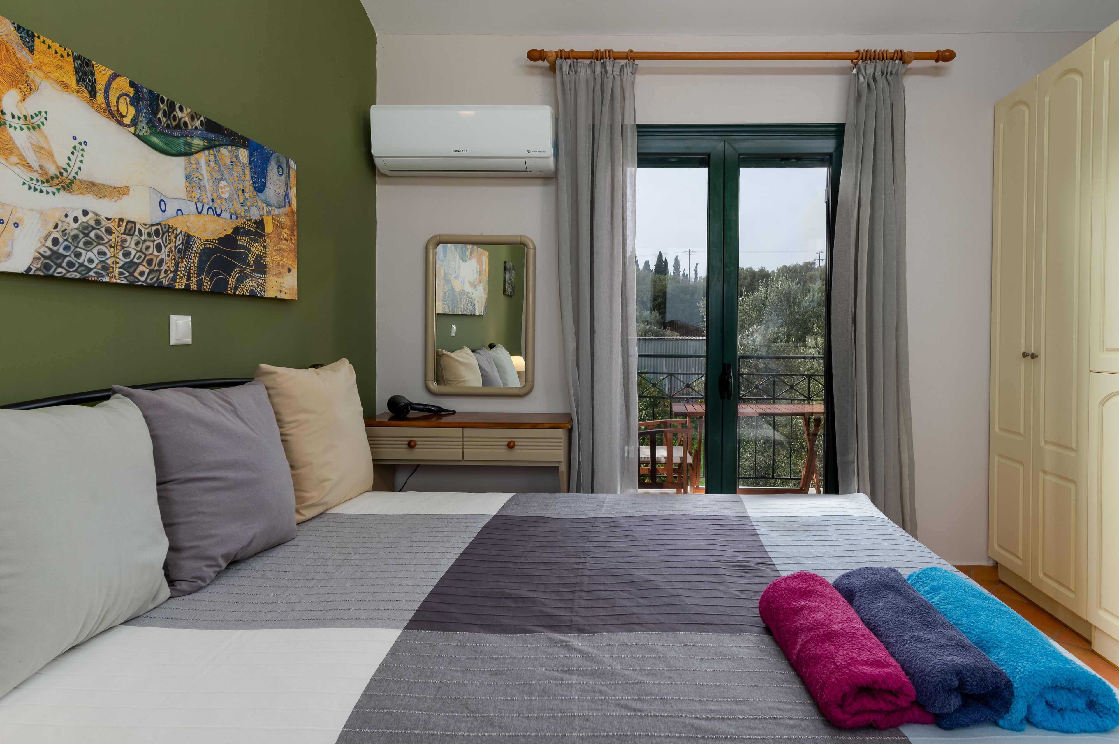 Studio, vue mer | Draps en coton égyptien, literie de qualité supérieure