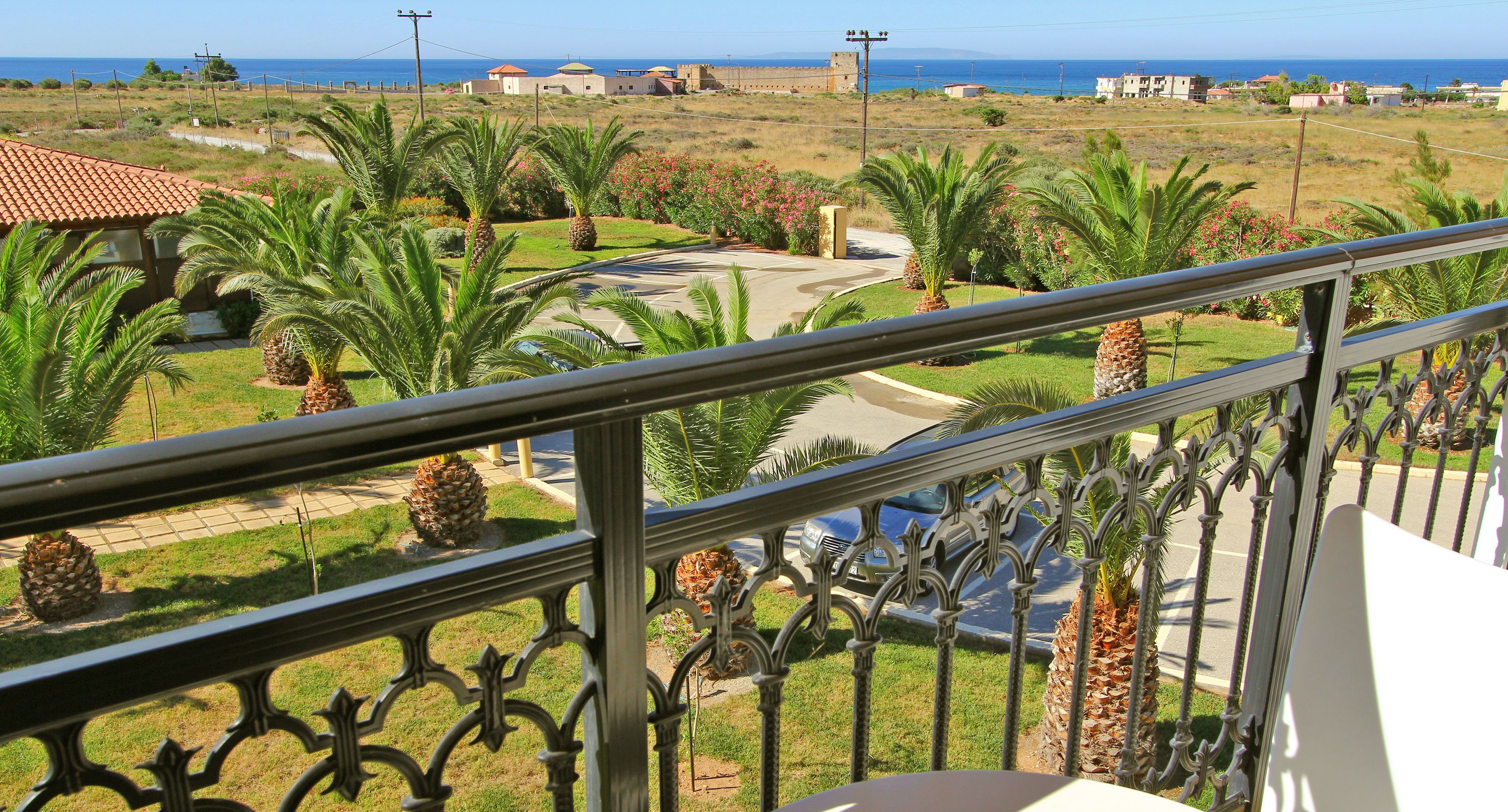 Studio, 2 Einzelbetten, Meerblick | Außenbereich