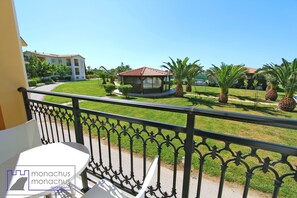 Studio, 2 Twin Beds, Sea View | Terrace/patio - Monachus Monachus Apartments (Sfakia)