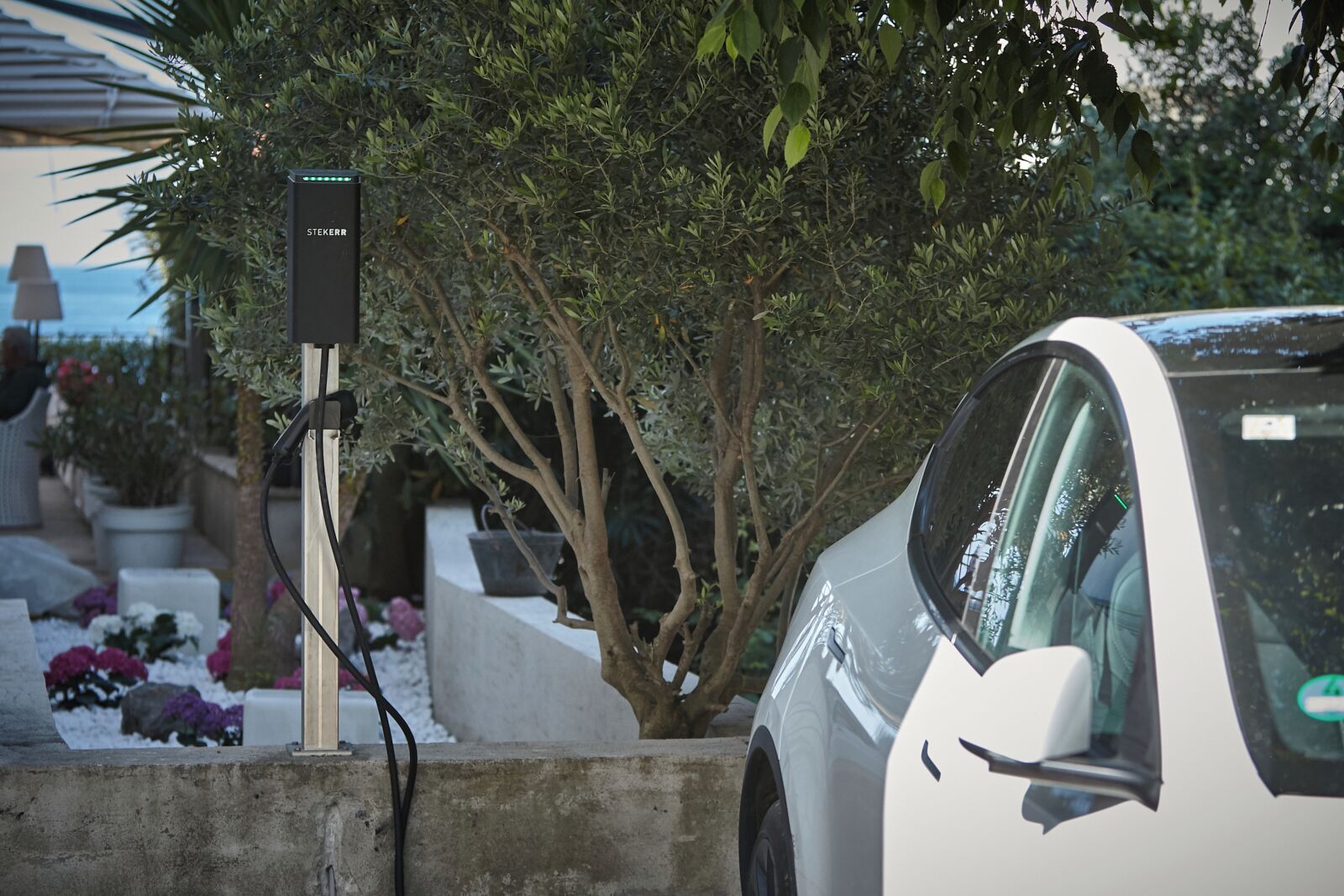 electric vehicle-charging station