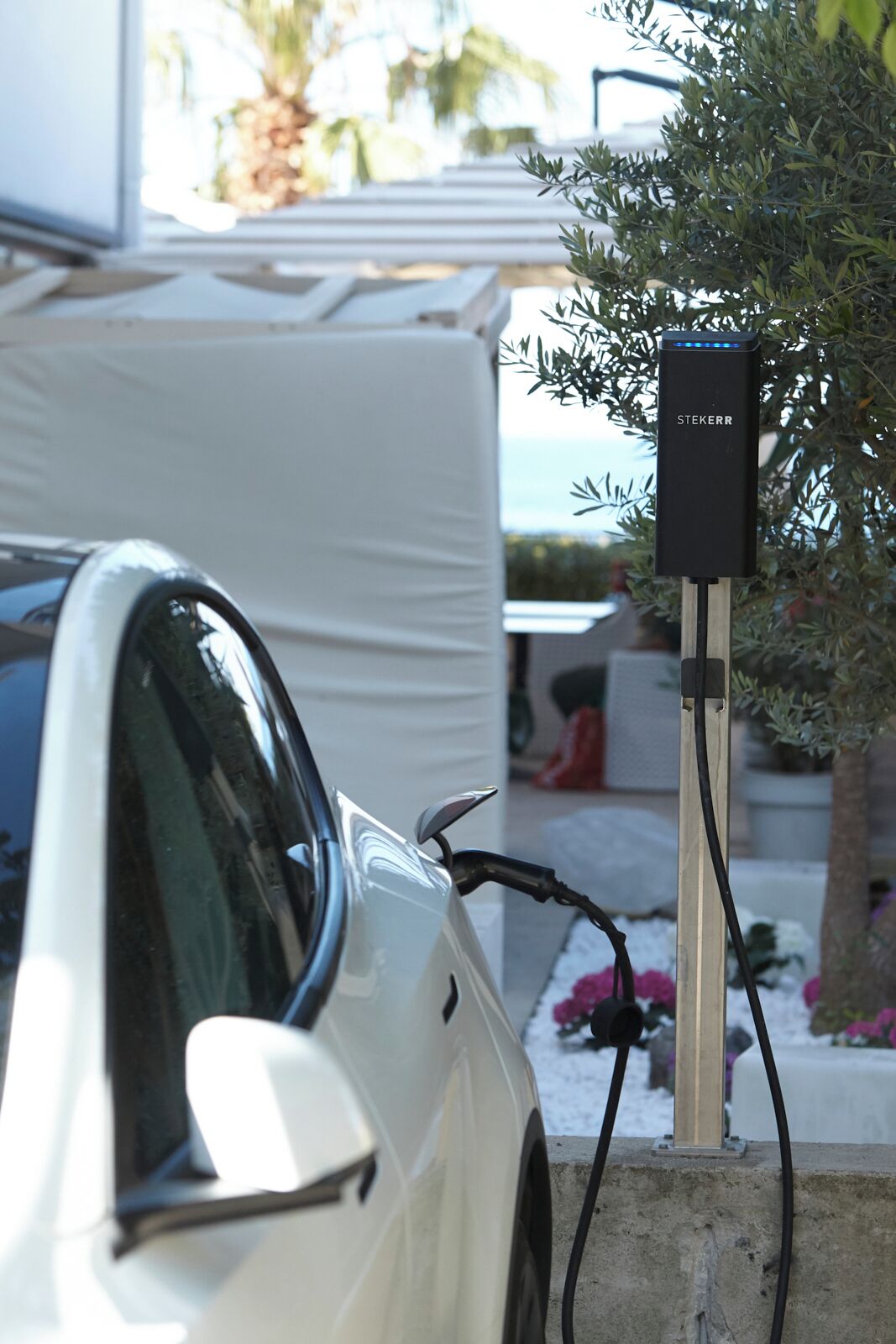 electric vehicle-charging station