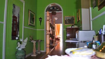 Interior entrance