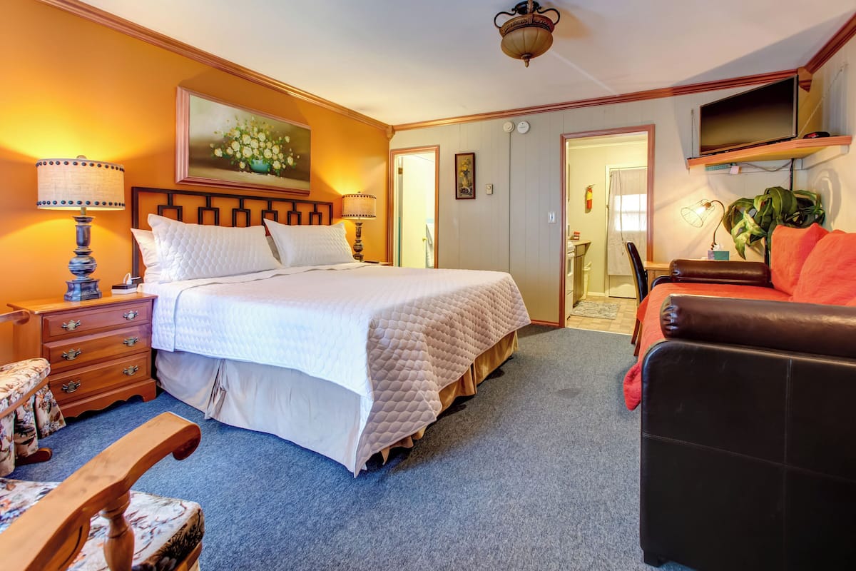 Suite, 1 kingsize bed, keuken | 4 slaapkamers, luxe beddengoed, verduisterende gordijnen