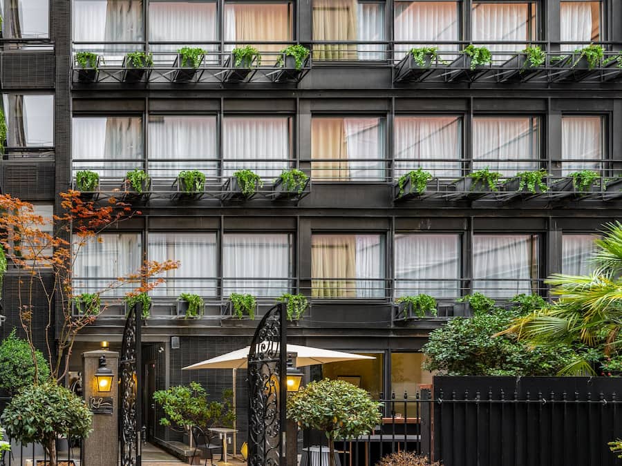 Fachada da propriedade