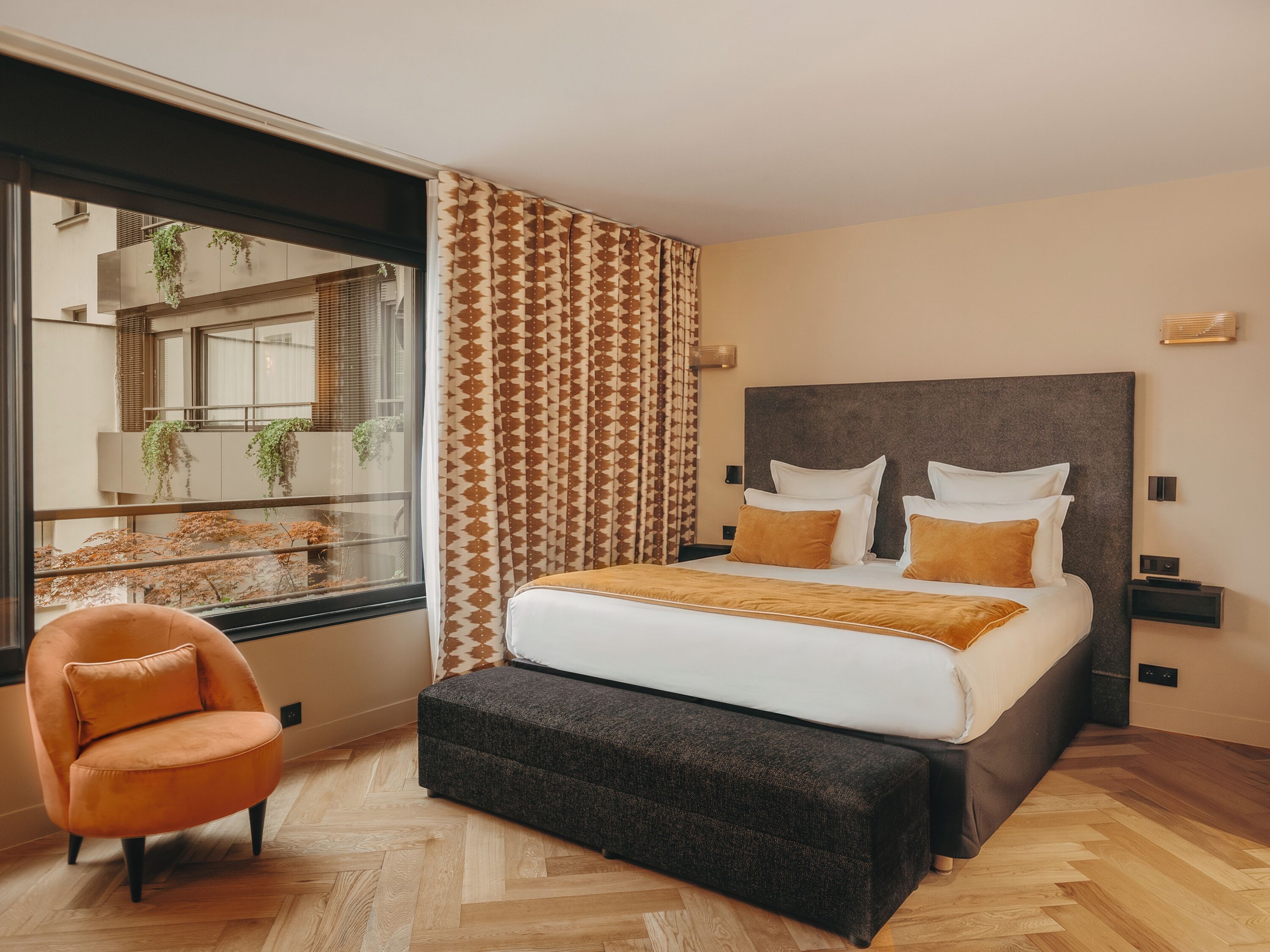 Literie de qualité supérieure, coffres-forts dans les chambres