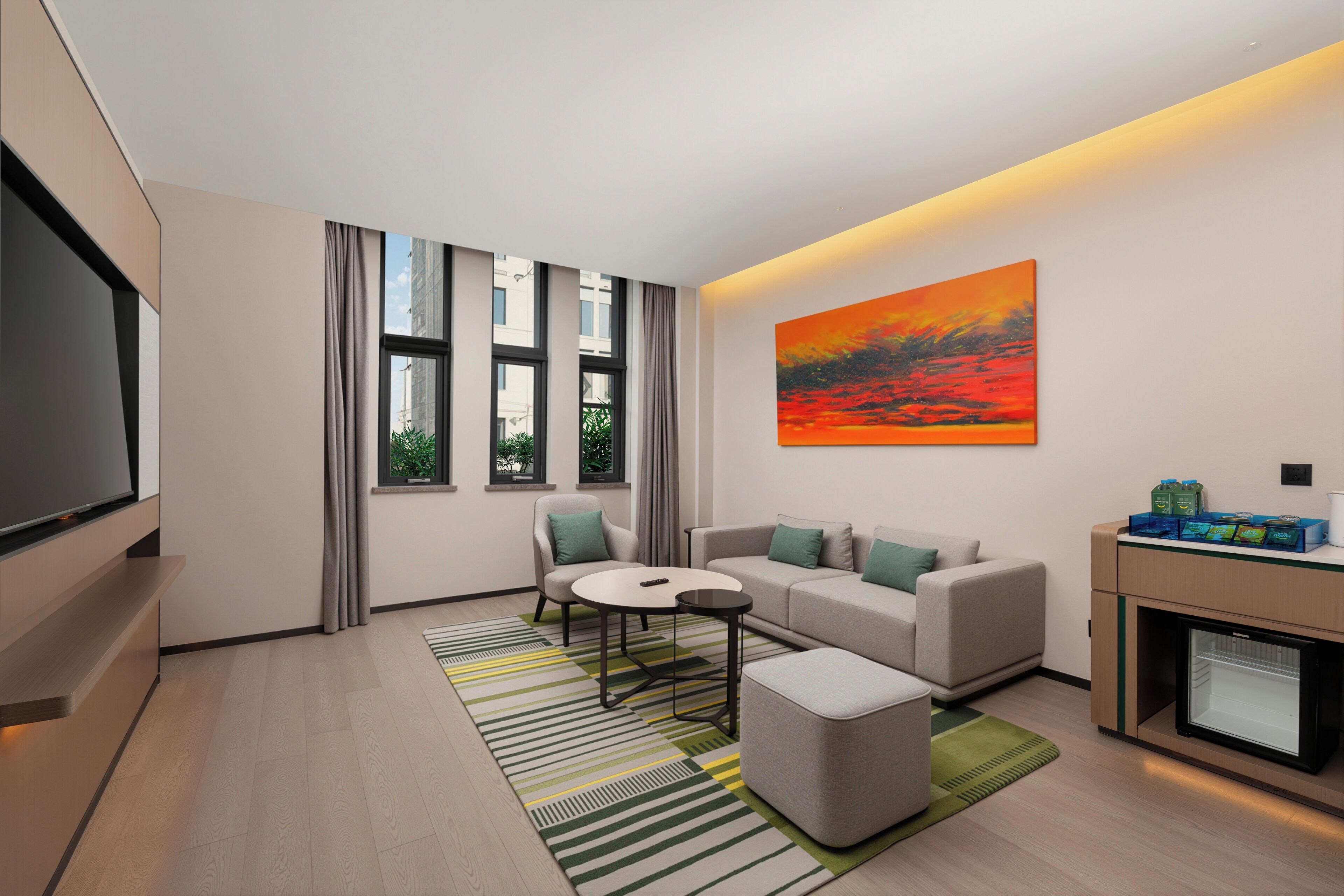 룸, 침실 1개 | 암막 커튼, 무료 WiFi, 침대 시트